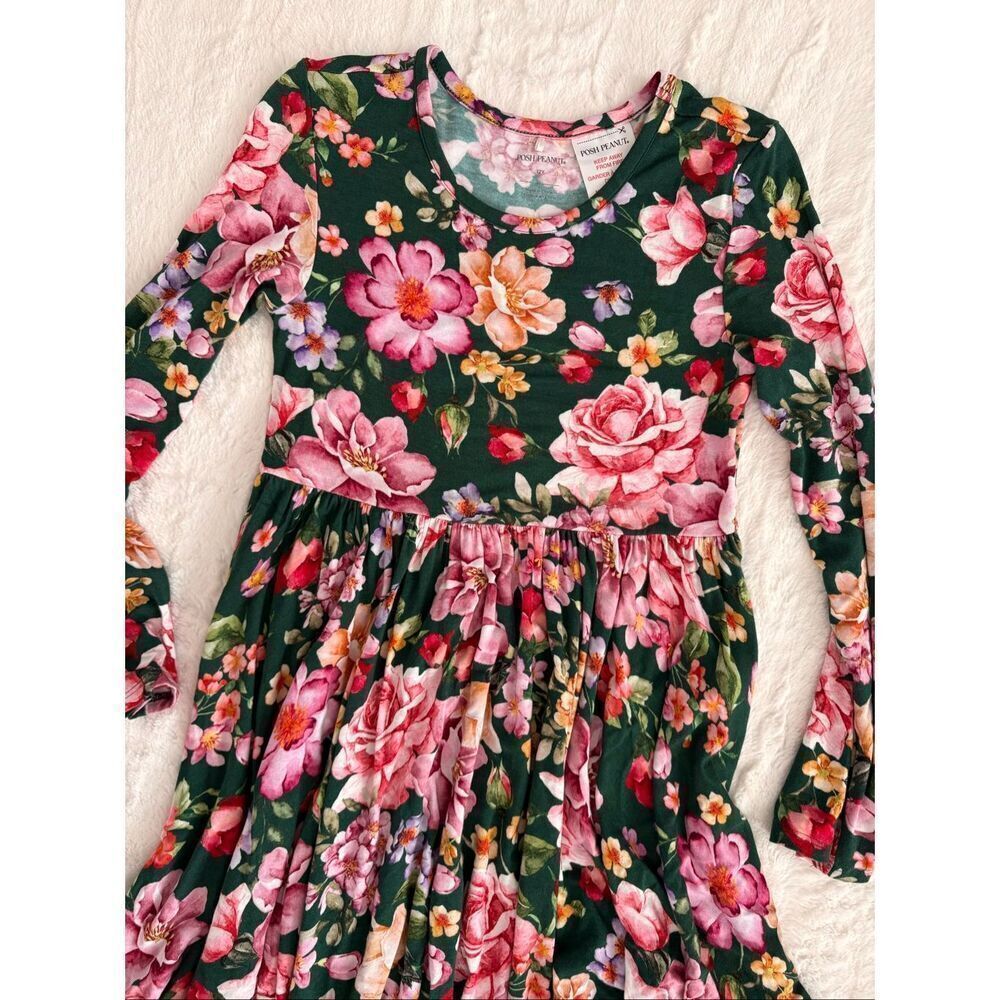 Posh Peanut Long Sleeve Twirl Dress Size 12 Years